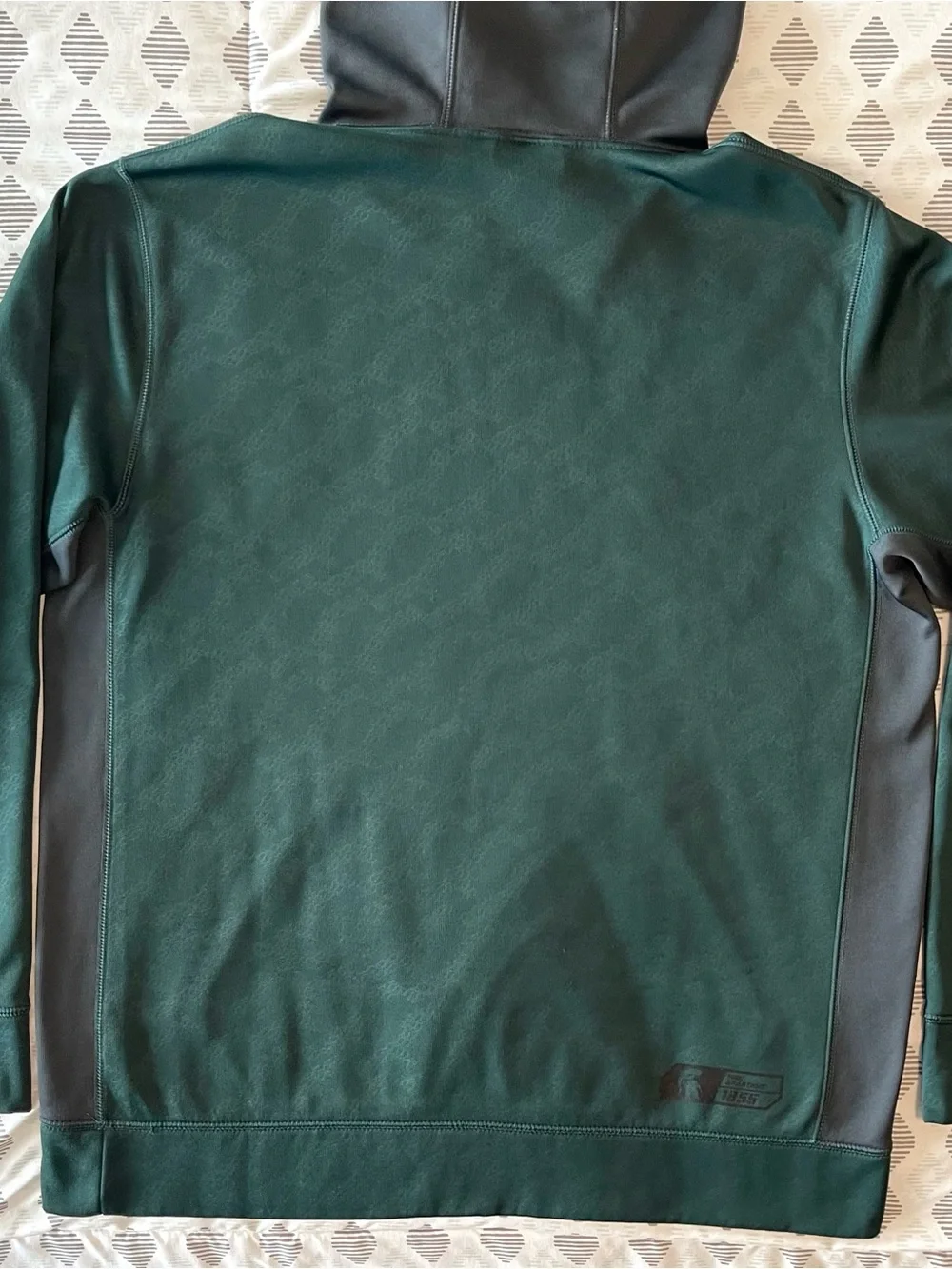 Nike Spartans Fleece Therma-Fit Hoodie - Tonal Graphic Pattern - Large